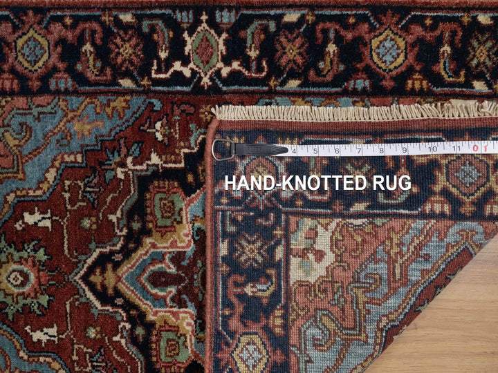 2'0" x 3'1" New Hand Knotted Red Wool Rectangle Oriental Rug - MOA10291482
