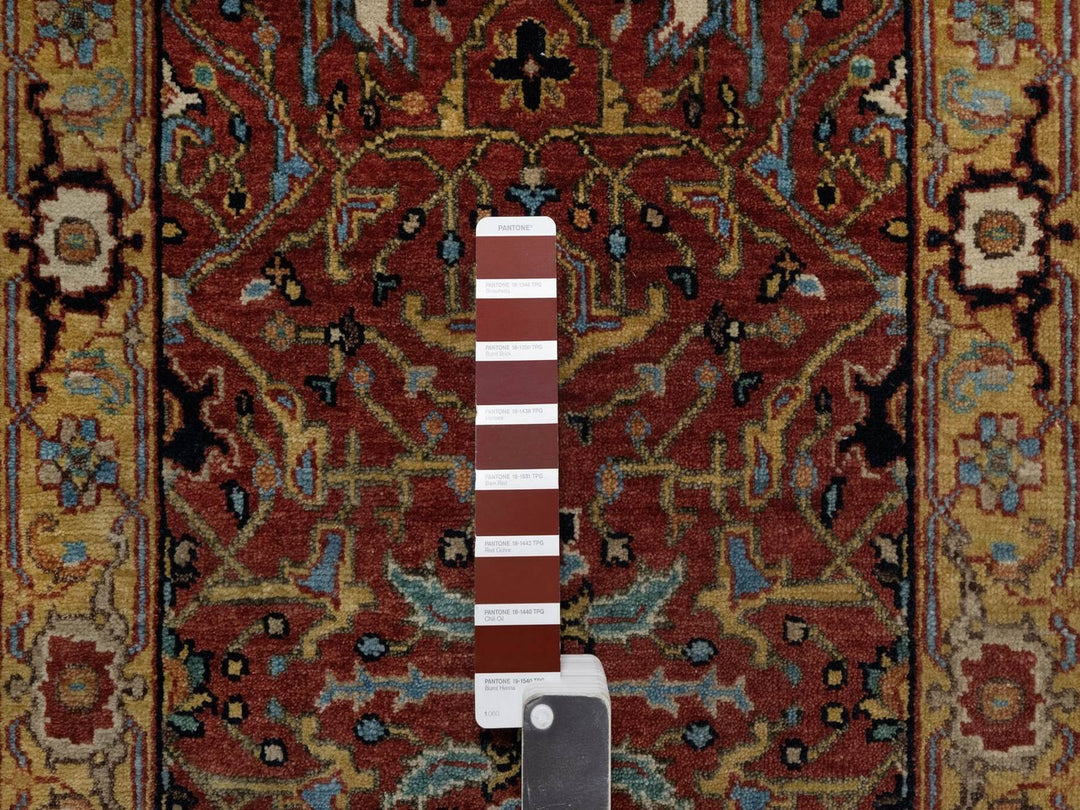 2'0" x 3'2" New Hand Knotted Red Wool Rectangle Oriental Rug - MOA10291483
