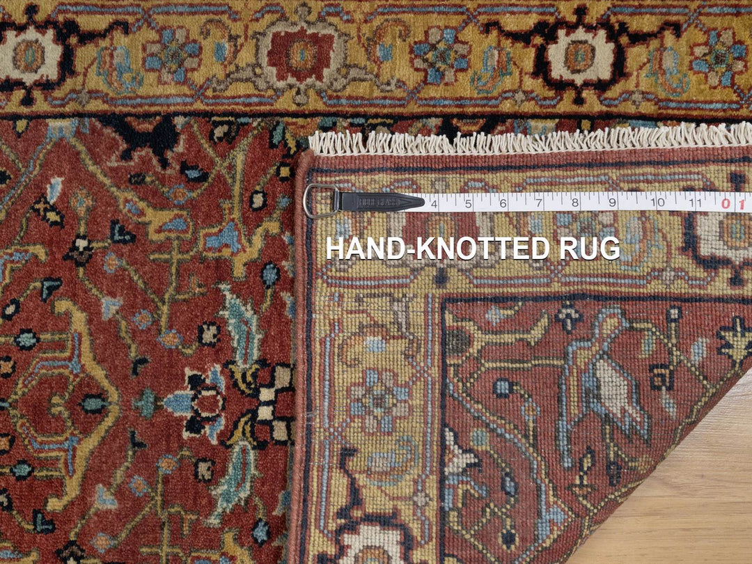 2'0" x 3'2" New Hand Knotted Red Wool Rectangle Oriental Rug - MOA10291483