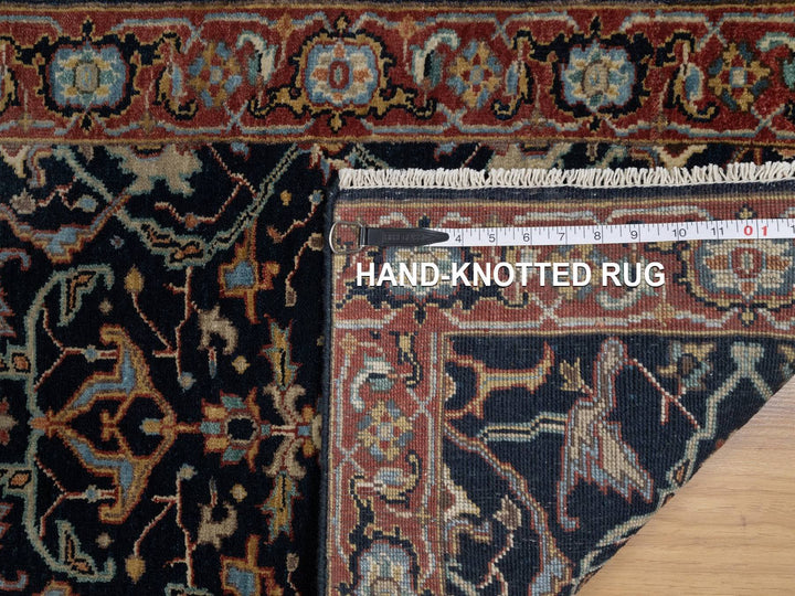 2'0" x 3'2" New Hand Knotted Blue Wool Rectangle Oriental Rug - MOA10291486