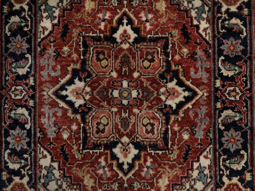 2'0" x 3'2" New Hand Knotted Red Wool Rectangle Oriental Rug - MOA10291487