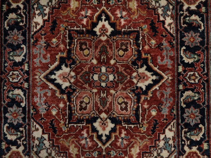 2'0" x 3'2" New Hand Knotted Red Wool Rectangle Oriental Rug - MOA10291487