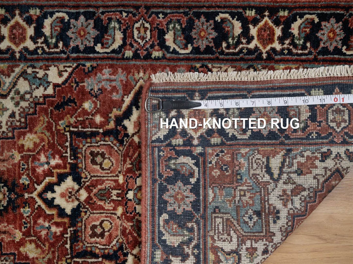 2'0" x 3'0" New Hand Knotted Red Wool Rectangle Oriental Rug - MOA10291488