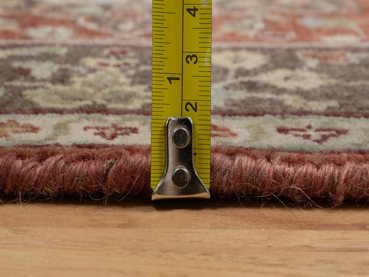 2'0" x 3'1" New Hand Knotted Red Wool Rectangle Oriental Rug - MOA10291489