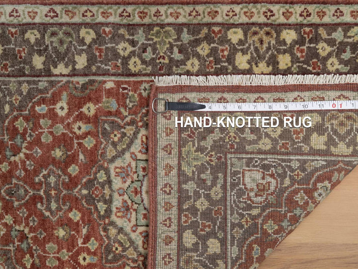 2'1" x 3'1" New Hand Knotted Red Wool Rectangle Oriental Rug - MOA10291490