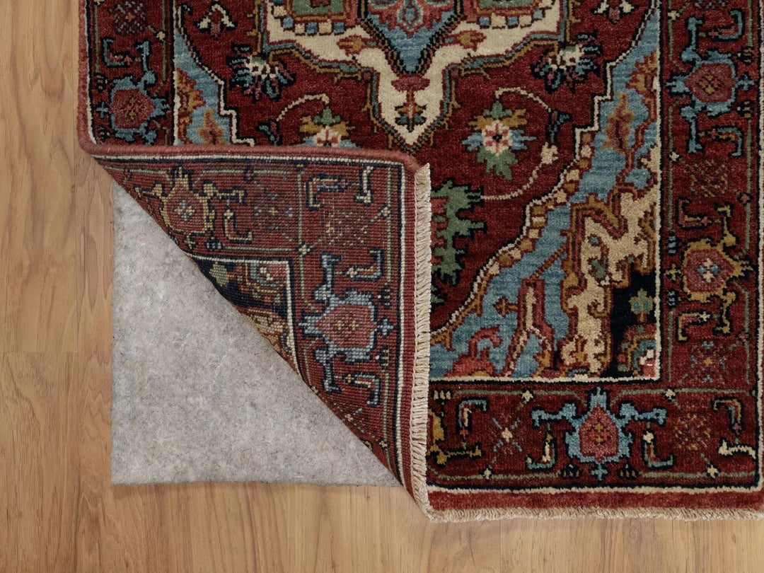 2'0" x 3'3" New Hand Knotted Red Wool Rectangle Oriental Rug - MOA10291491