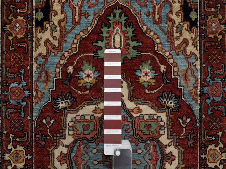 2'0" x 3'3" New Hand Knotted Red Wool Rectangle Oriental Rug - MOA10291491