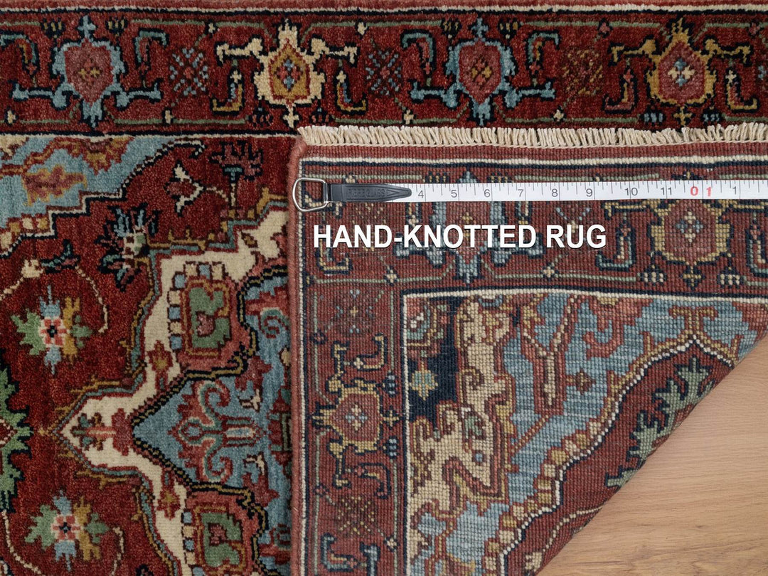 2'0" x 3'3" New Hand Knotted Red Wool Rectangle Oriental Rug - MOA10291491