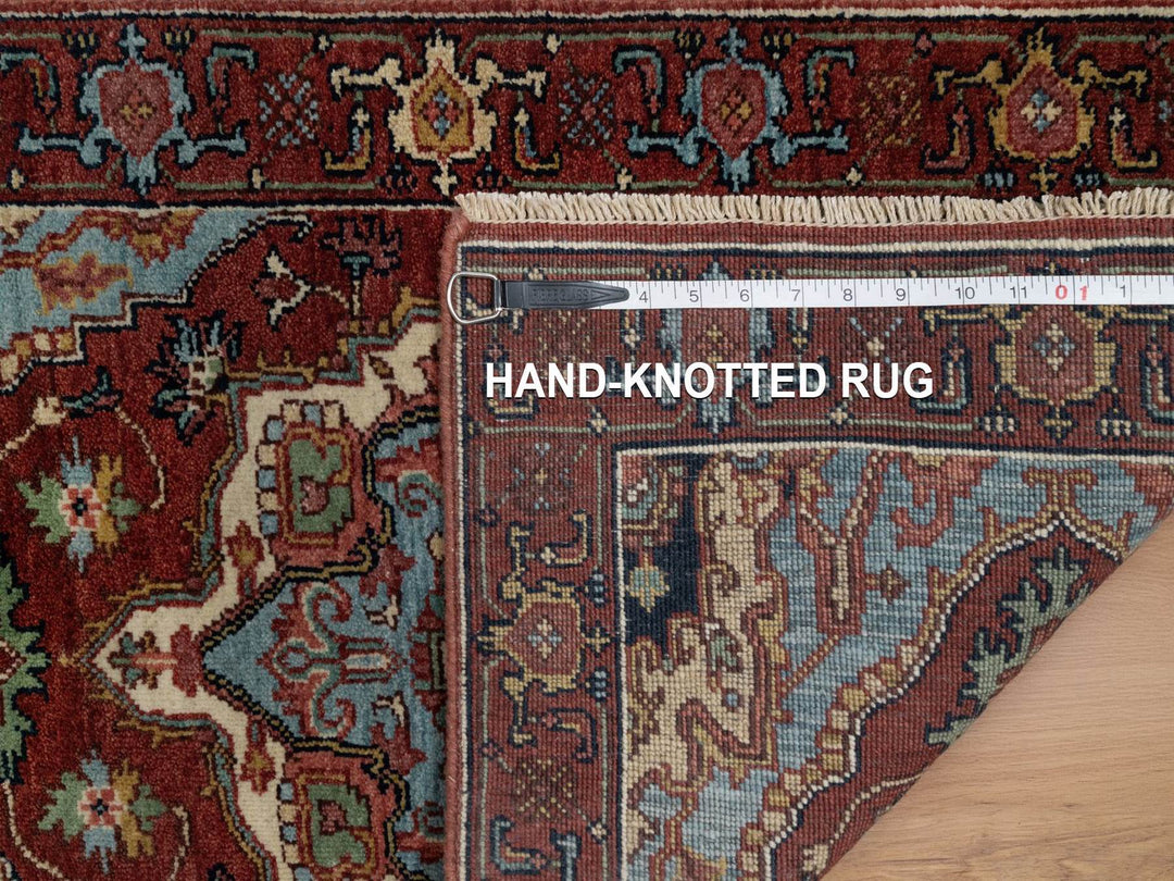 2'0" x 3'3" New Hand Knotted Red Wool Rectangle Oriental Rug - MOA10291492