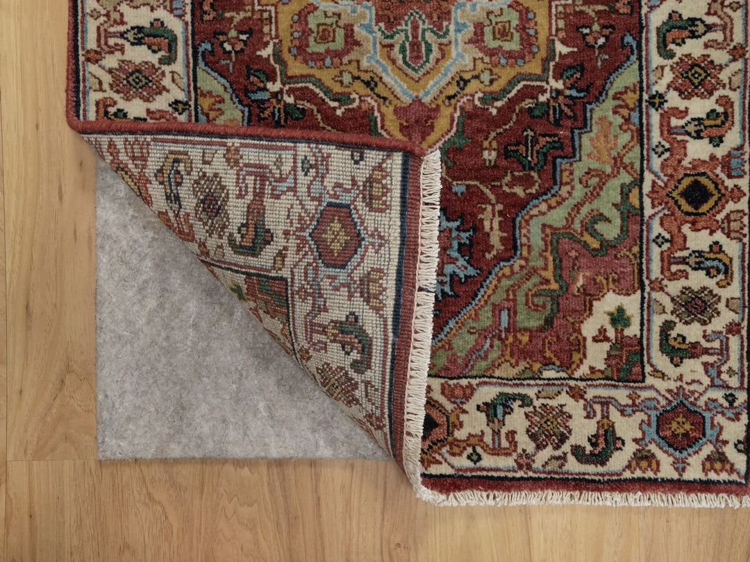 2'1" x 3'0" New Hand Knotted Red Wool Rectangle Oriental Rug - MOA10291493