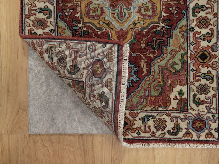 2'1" x 3'0" New Hand Knotted Red Wool Rectangle Oriental Rug - MOA10291493
