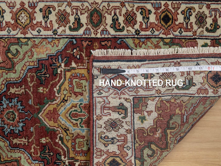 2'1" x 3'0" New Hand Knotted Red Wool Rectangle Oriental Rug - MOA10291493