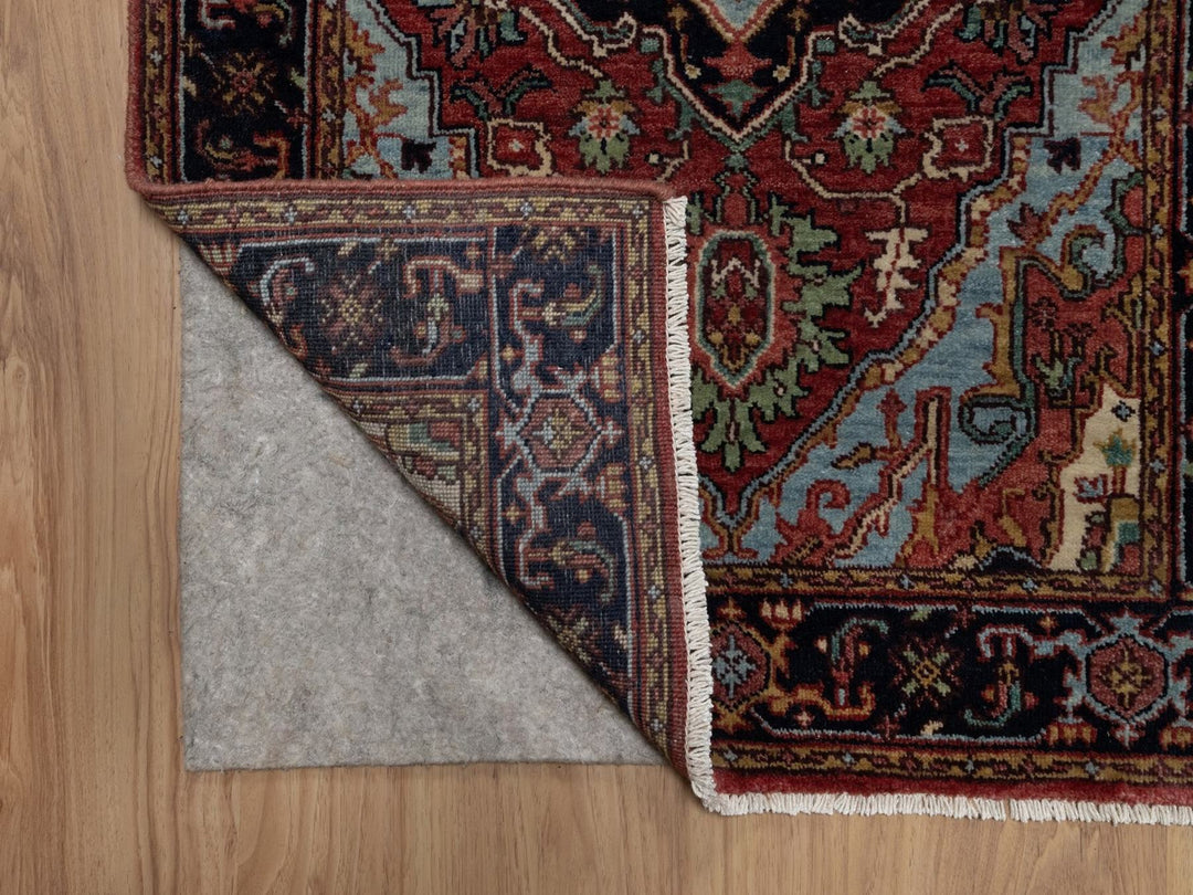 2'7" x 14'3" New Hand Knotted Red Wool Runner Oriental Rug - MOA10291495