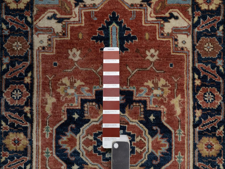 2'1" x 3'2" New Hand Knotted Red Wool Rectangle Oriental Rug - MOA10291496