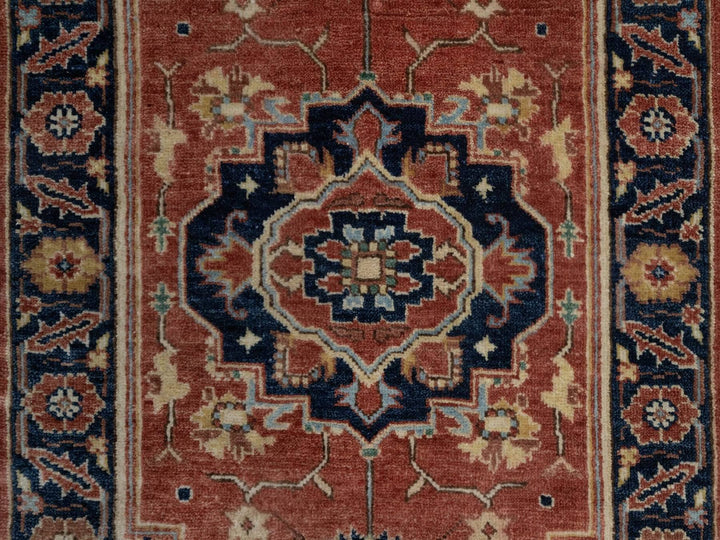 2'1" x 3'2" New Hand Knotted Red Wool Rectangle Oriental Rug - MOA10291496
