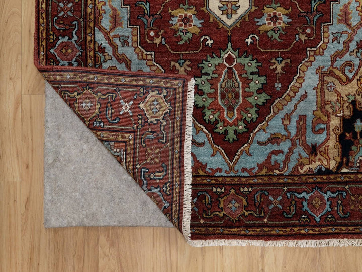 3'0" x 5'0" New Hand Knotted Red Wool Rectangle Oriental Rug - MOA10291497