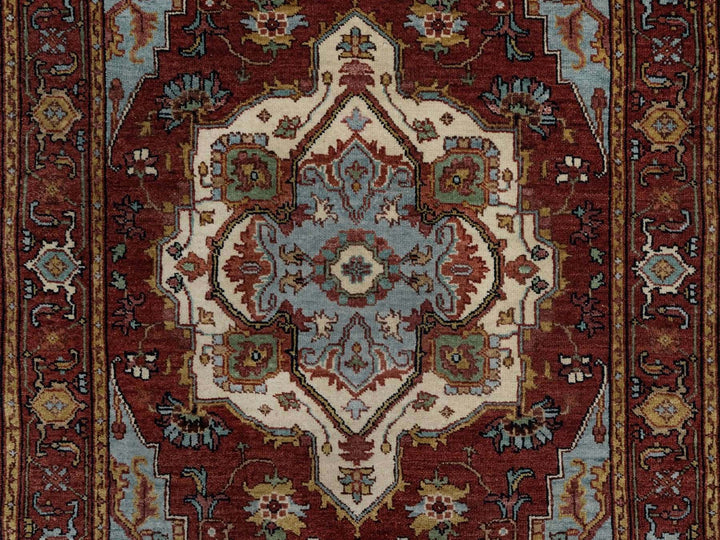 3'0" x 5'0" New Hand Knotted Red Wool Rectangle Oriental Rug - MOA10291497