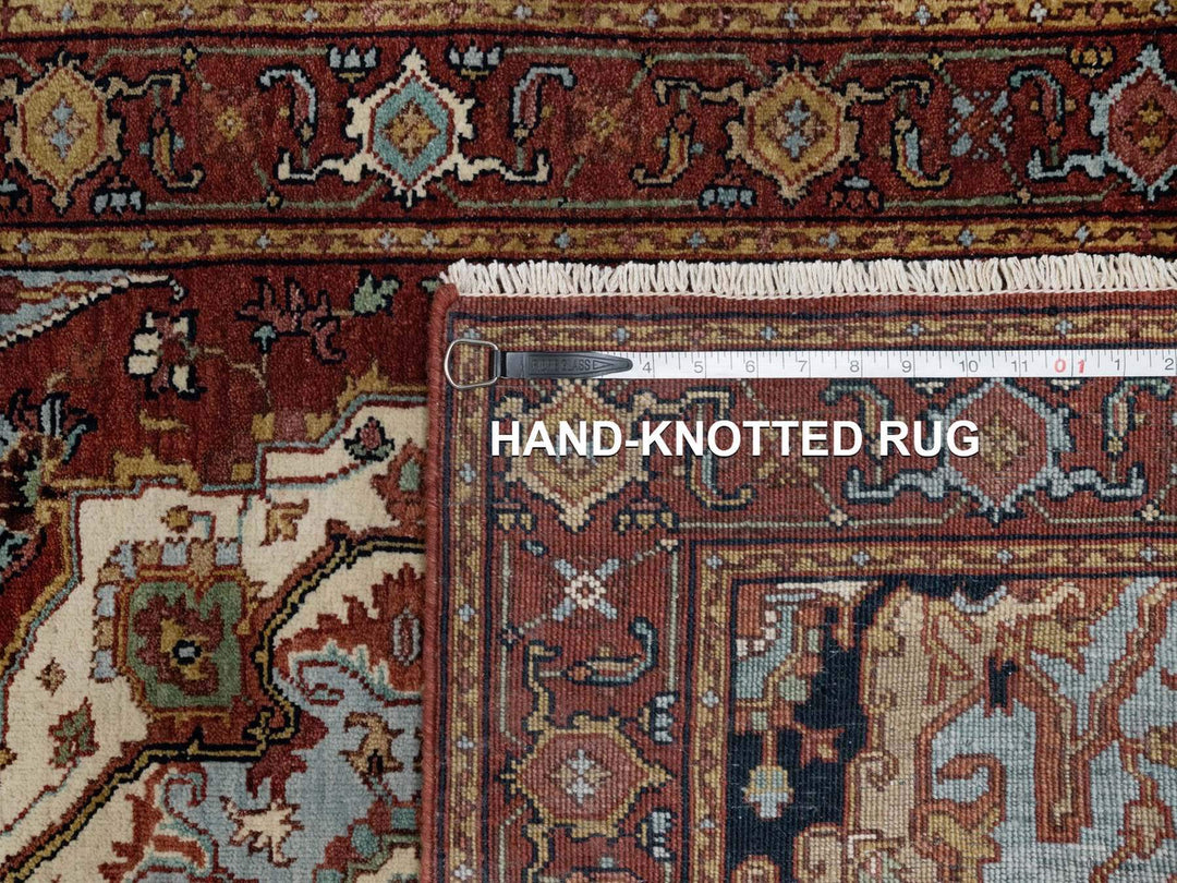 3'0" x 5'0" New Hand Knotted Red Wool Rectangle Oriental Rug - MOA10291497