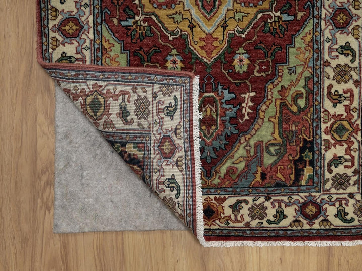 2'7" x 6'1" New Hand Knotted Red Wool Runner Oriental Rug - MOA10291499