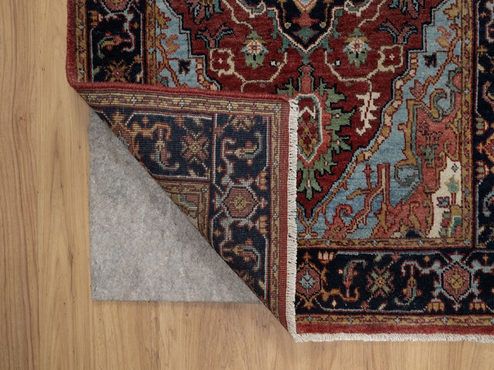 2'6" x 6'2" New Hand Knotted Red Wool Runner Oriental Rug - MOA10291502