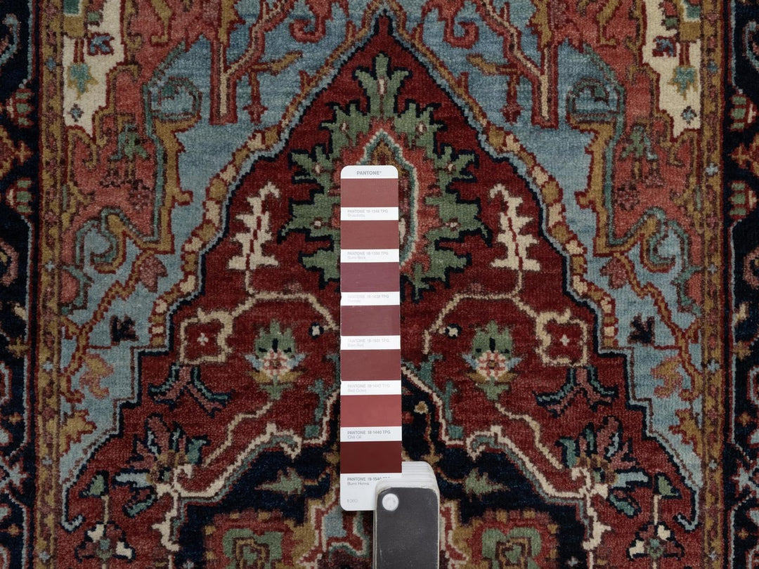 2'6" x 6'2" New Hand Knotted Red Wool Runner Oriental Rug - MOA10291502