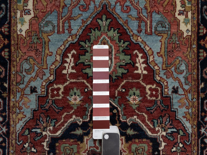 2'6" x 6'2" New Hand Knotted Red Wool Runner Oriental Rug - MOA10291502