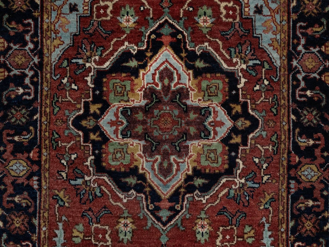 2'6" x 6'2" New Hand Knotted Red Wool Runner Oriental Rug - MOA10291502