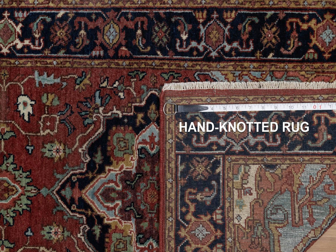 2'6" x 6'2" New Hand Knotted Red Wool Runner Oriental Rug - MOA10291502