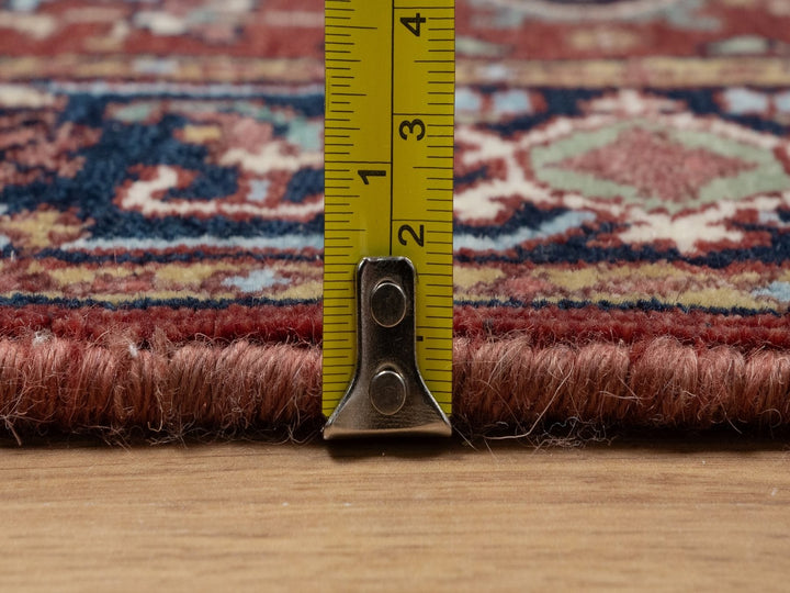 2'8" x 8'1" New Hand Knotted Red Wool Runner Oriental Rug - MOA10291504