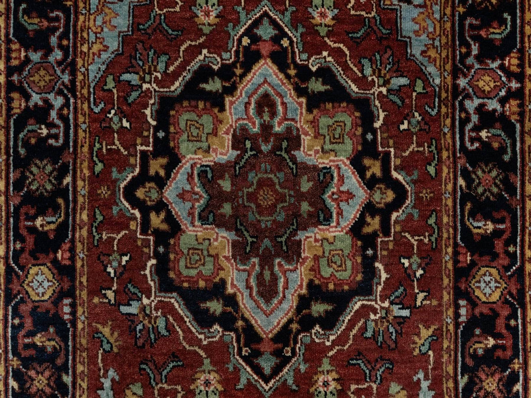 2'6" x 6'3" New Hand Knotted Red Wool Runner Oriental Rug - MOA10291507