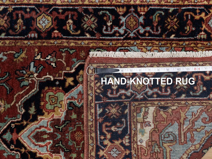 2'6" x 6'3" New Hand Knotted Red Wool Runner Oriental Rug - MOA10291507