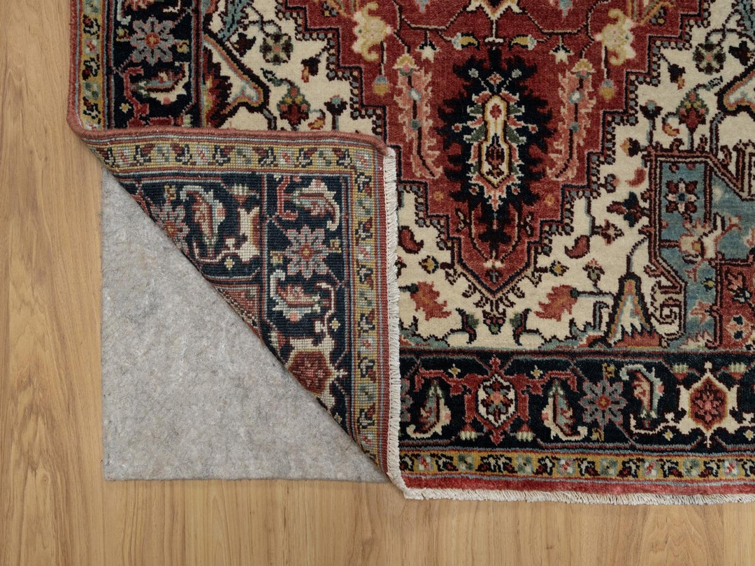 3'0" x 5'0" New Hand Knotted Red Wool Rectangle Oriental Rug - MOA10291509