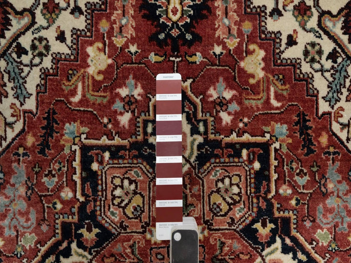 3'0" x 5'0" New Hand Knotted Red Wool Rectangle Oriental Rug - MOA10291509
