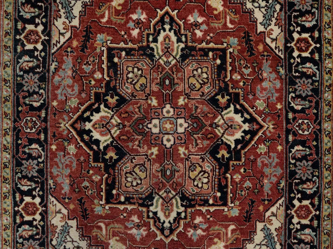 3'0" x 5'0" New Hand Knotted Red Wool Rectangle Oriental Rug - MOA10291509