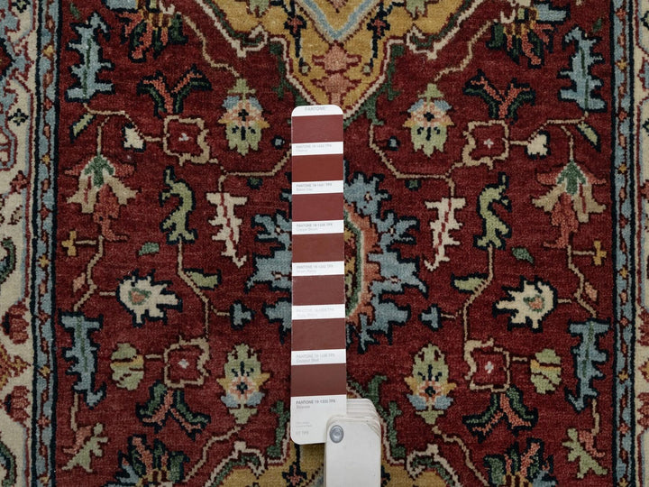 2'7" x 8'2" New Hand Knotted Red Wool Runner Oriental Rug - MOA10291510