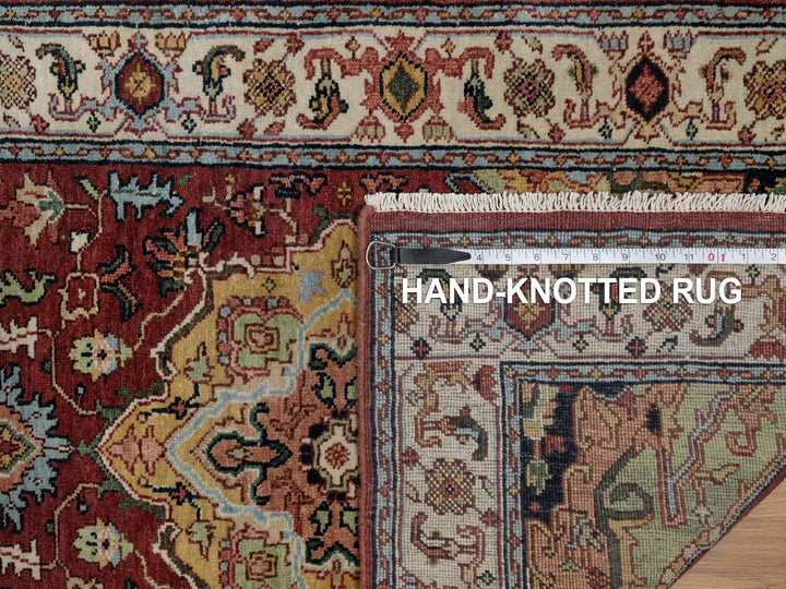 2'7" x 8'2" New Hand Knotted Red Wool Runner Oriental Rug - MOA10291510