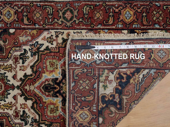 2'0" x 3'1" New Hand Knotted Ivory Wool Rectangle Oriental Rug - MOA10291520