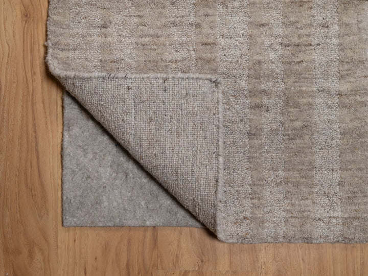 2'0" x 2'11" New Hand Loomed Brown Wool Rectangle Oriental Rug - MOA10291649