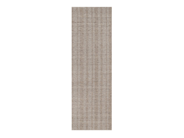 2'7" x 8'0" New Hand Loomed Brown Wool Runner Oriental Rug - MOA10291659