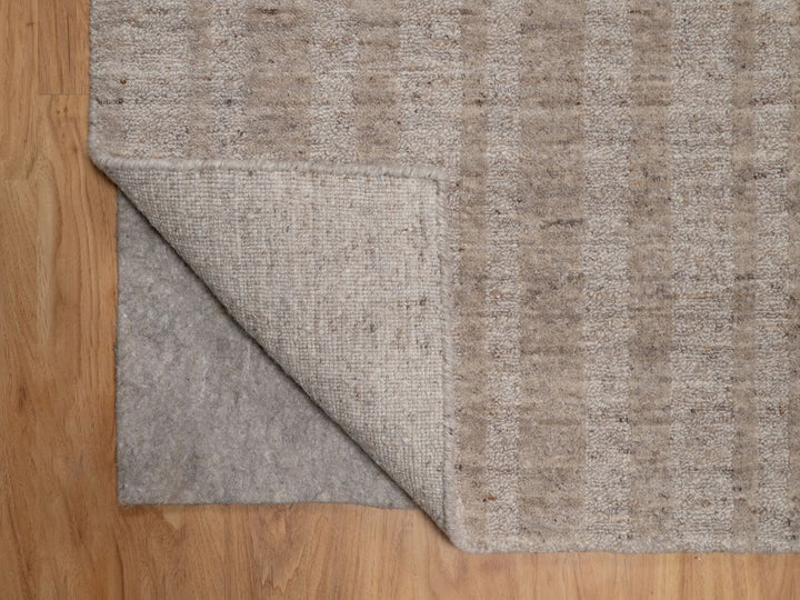 2'6" x 8'0" New Hand Loomed Brown Wool Runner Oriental Rug - MOA10291660