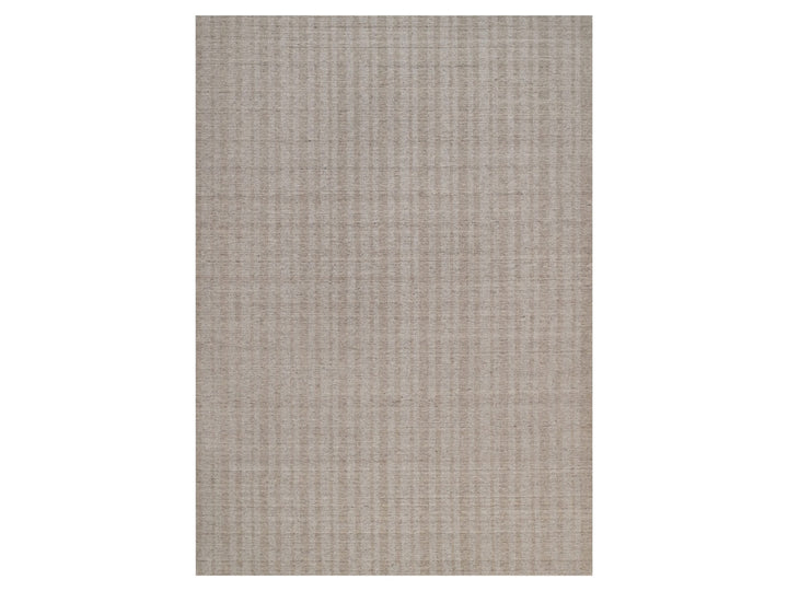 9'11" x 14'0" New Hand Loomed Brown Wool Rectangle Oriental Rug - MOA10291661