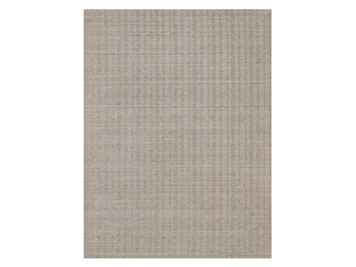 9'0" x 12'0" New Hand Loomed Brown Wool Rectangle Oriental Rug - MOA10291663