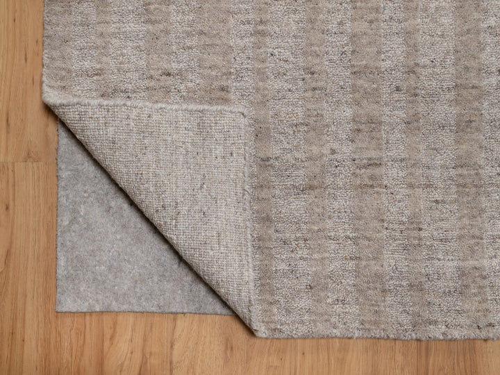 9'0" x 12'0" New Hand Loomed Brown Wool Rectangle Oriental Rug - MOA10291663