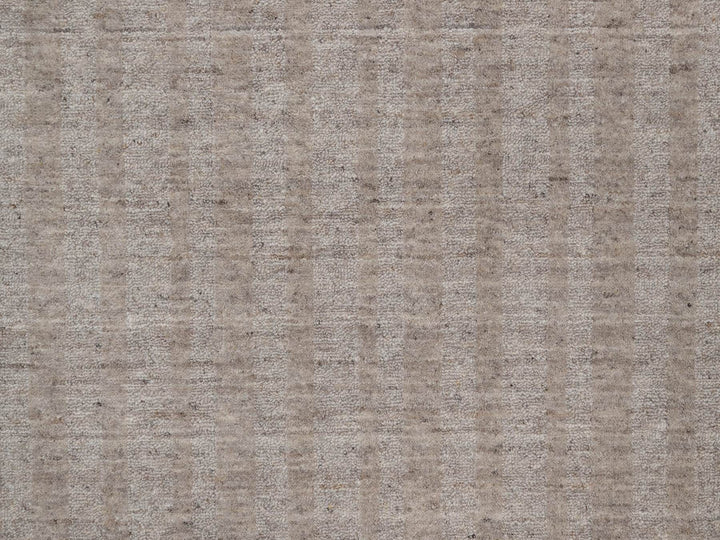 9'0" x 12'0" New Hand Loomed Brown Wool Rectangle Oriental Rug - MOA10291663