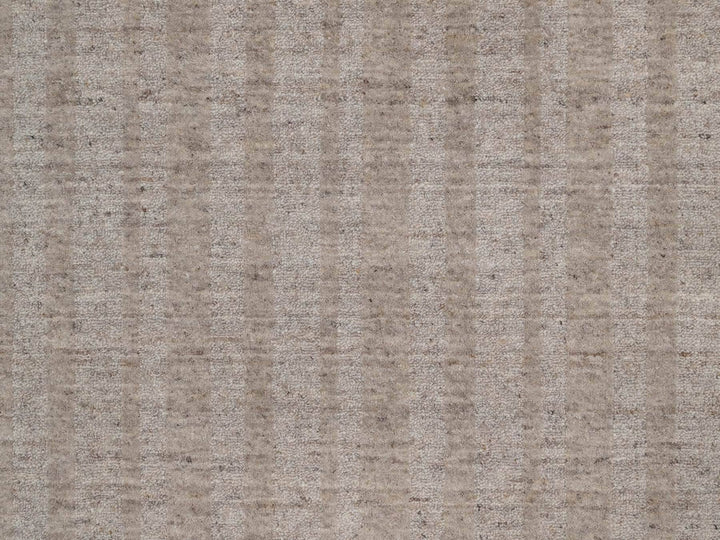 8'1" x 10'0" New Hand Loomed Brown Wool Rectangle Oriental Rug - MOA10291664