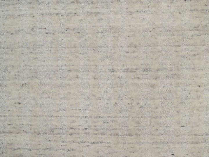 6'0" x 6'0" New Hand Loomed Ivory Wool Round Oriental Rug - MOA10291681