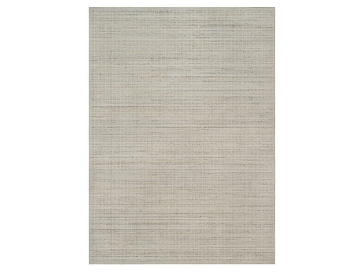 10'1" x 14'0" New Hand Loomed Ivory Wool Rectangle Oriental Rug - MOA10291684