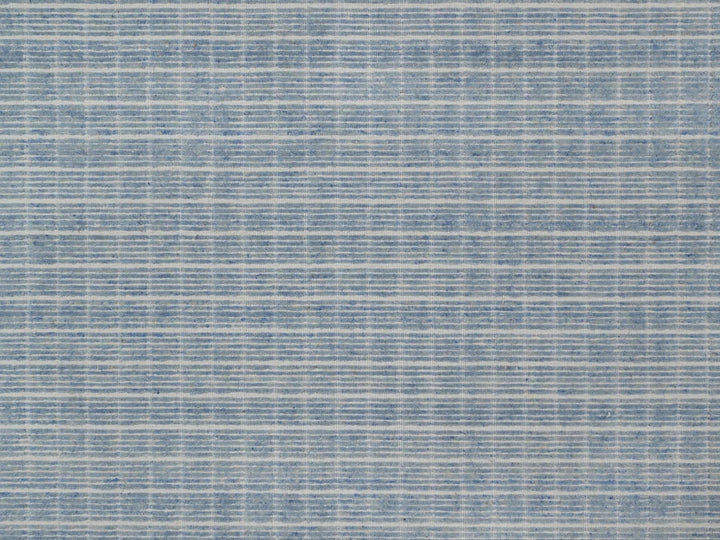 9'1" x 12'0" New Hand Loomed Blue Wool Rectangle Oriental Rug - MOA10291687