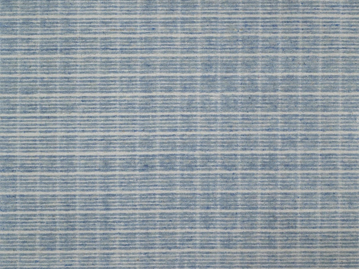 10'1" x 13'11" New Hand Loomed Blue Wool Rectangle Oriental Rug - MOA10291688
