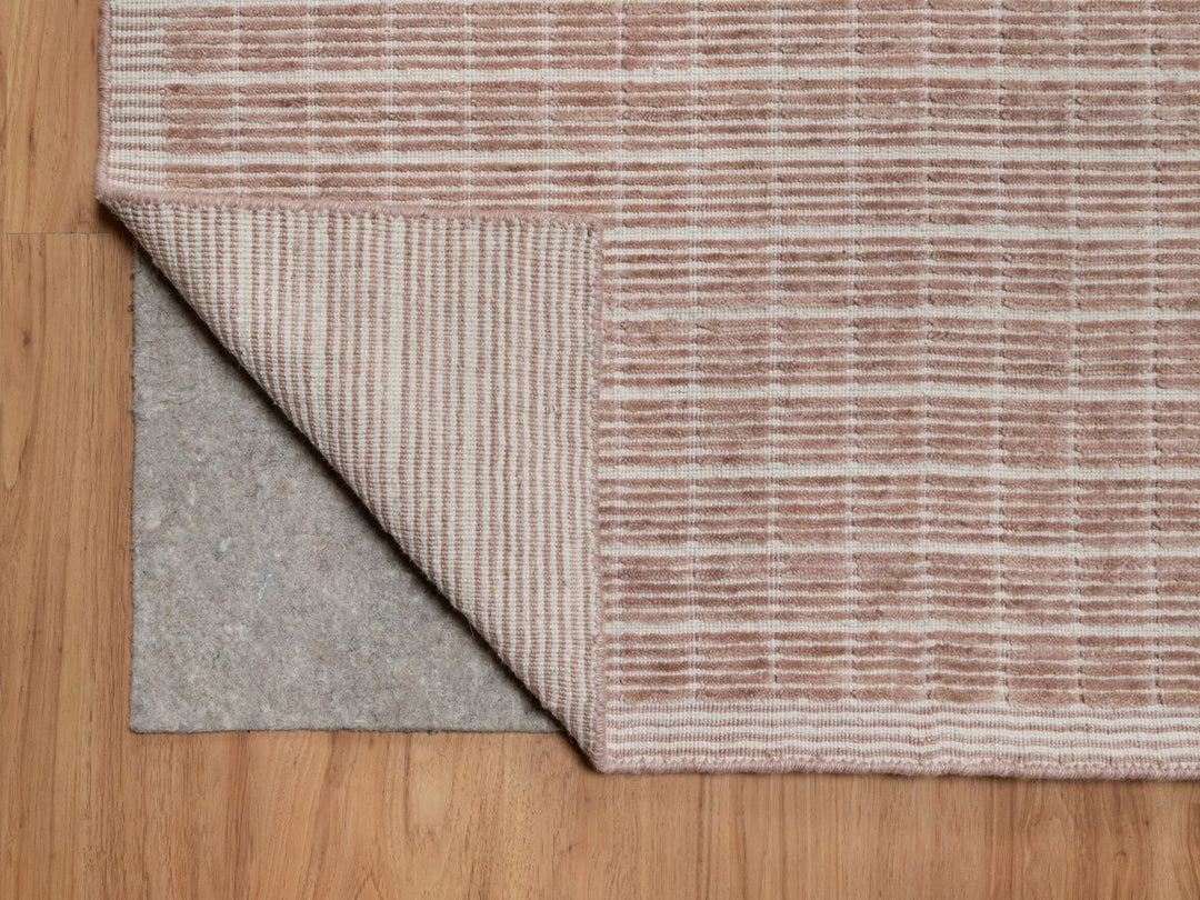 10'1" x 14'0" New Hand Loomed Pink Wool Rectangle Oriental Rug - MOA10291692